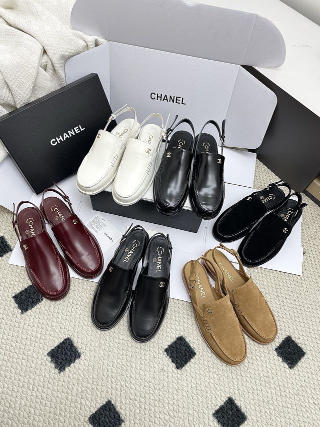 CC original calfskin slingbacks CH00415