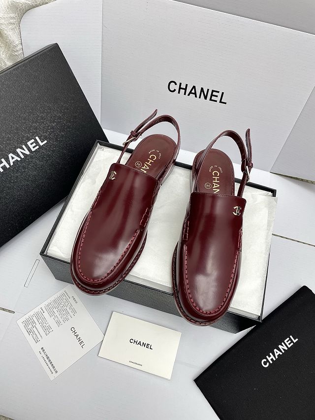 CC original calfskin slingbacks CH00415