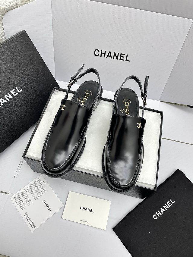 CC original calfskin slingbacks CH00415