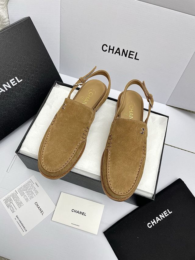 CC original calfskin slingbacks CH00415