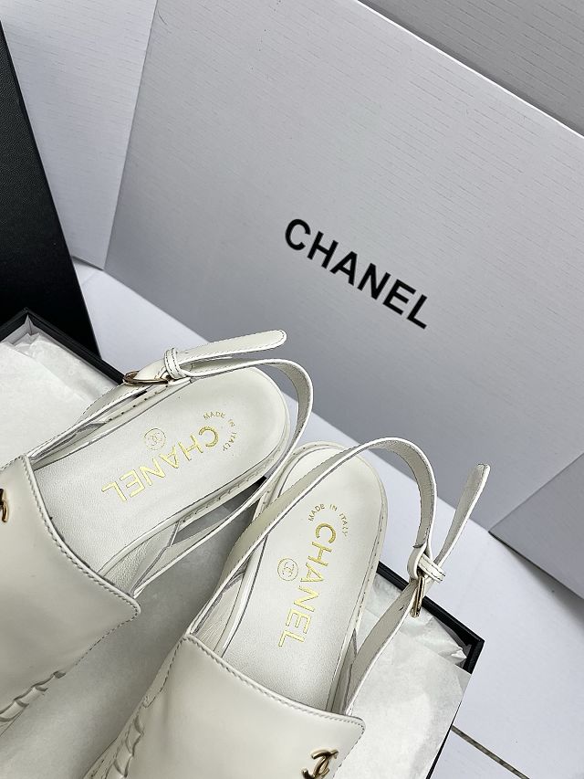 CC original calfskin slingbacks CH00415