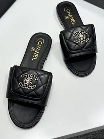 CC original lambskin mules CH00378