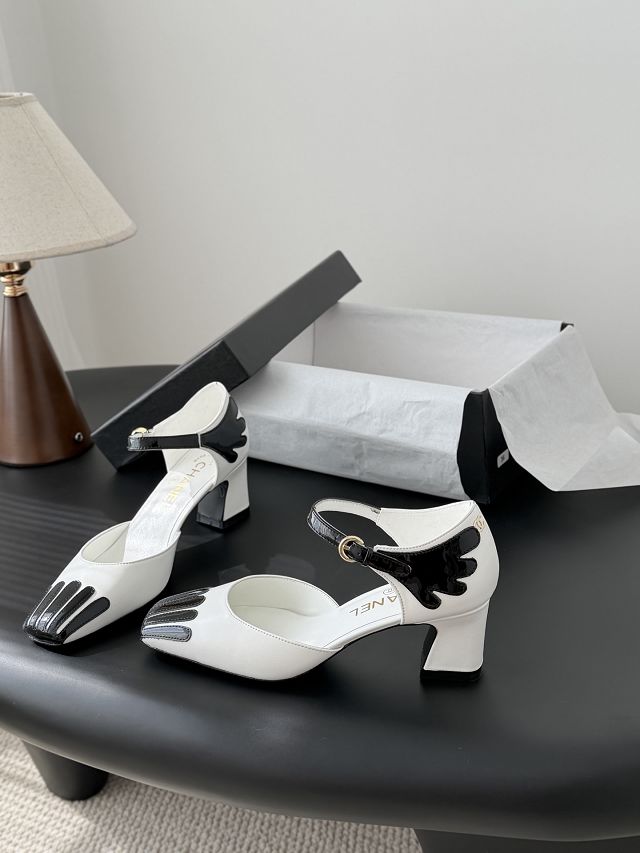 CC original lambskin 45mm slingbacks CH00382