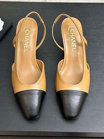 CC original lambskin 65mm slingbacks CH00419