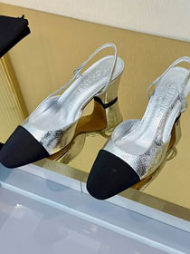 CC original lambskin 65mm slingbacks CH00425