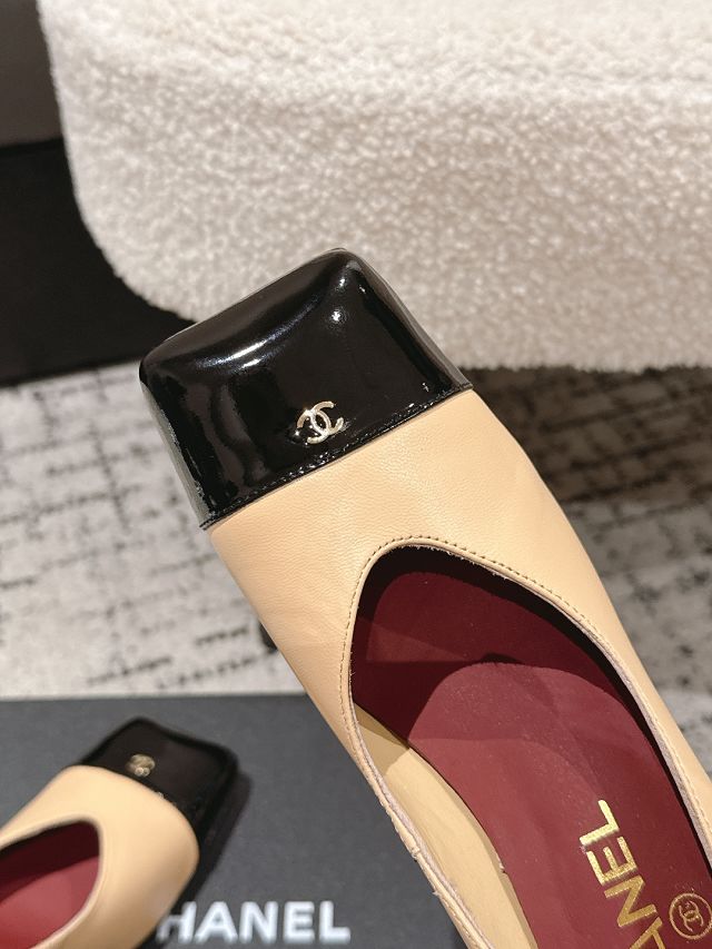 CC original lambskin 90mm pumps CH00402