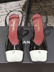 CC original lambskin 90mm slingbacks CH00403