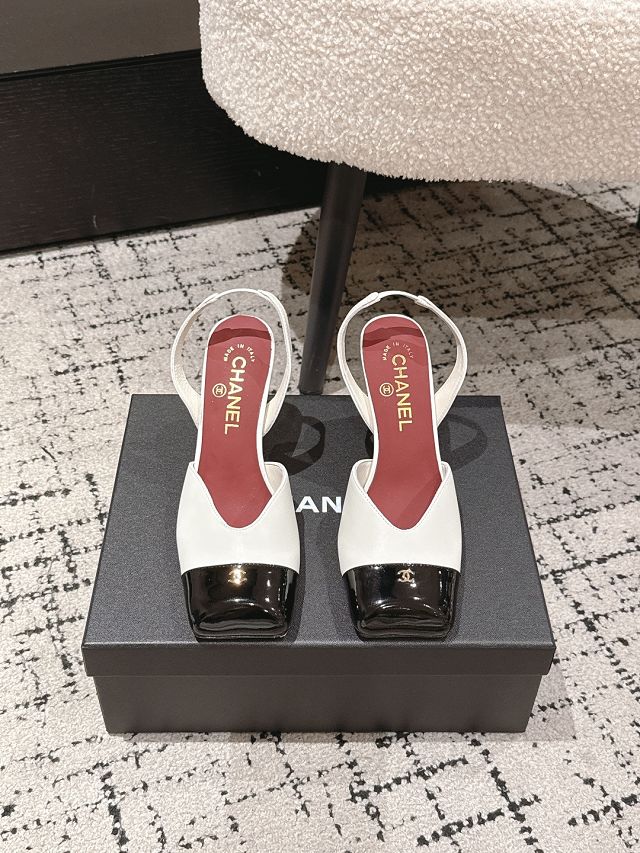 CC original lambskin 90mm slingbacks CH00403