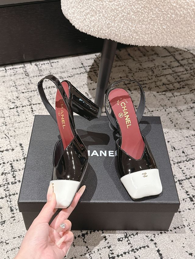 CC original lambskin 90mm slingbacks CH00403