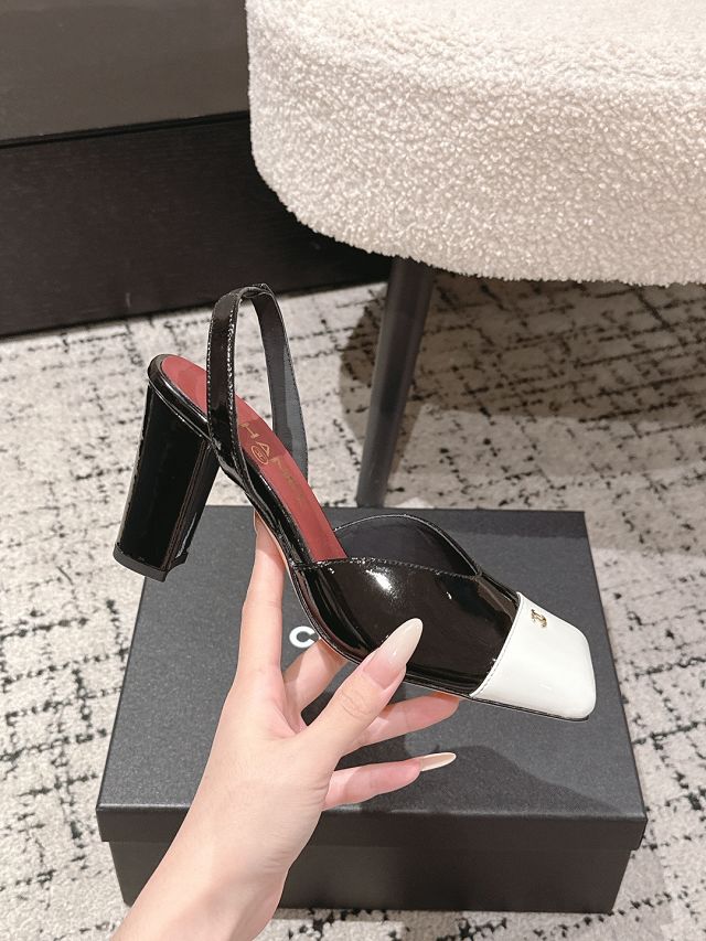 CC original lambskin 90mm slingbacks CH00403