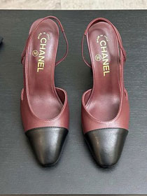 CC original lambskin 90mm slingbacks CH00418