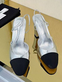 CC original lambskin 90mm slingbacks CH00426