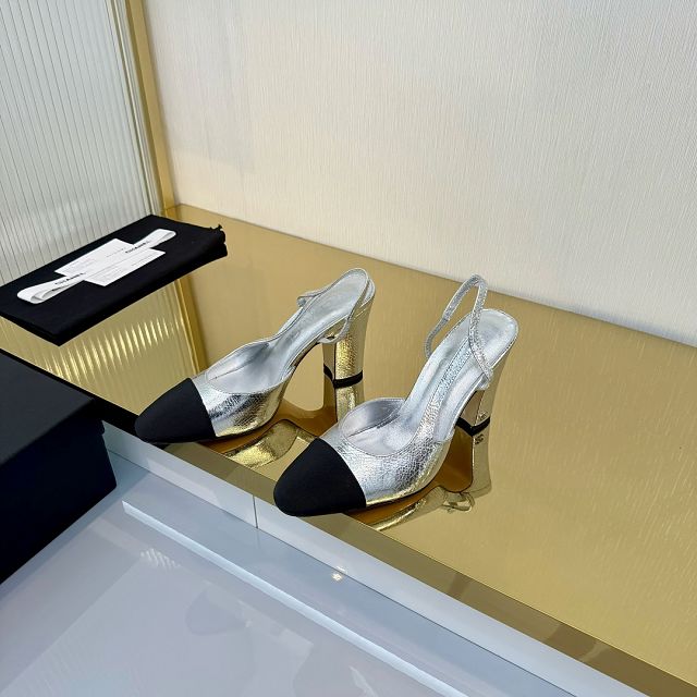 CC original lambskin 90mm slingbacks CH00426