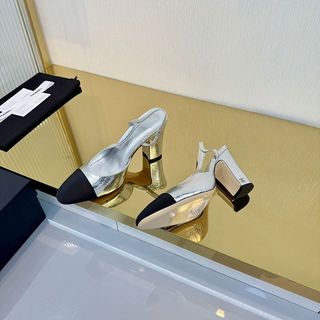 CC original lambskin 90mm slingbacks CH00426