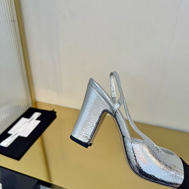 CC original lambskin 90mm slingbacks CH00426