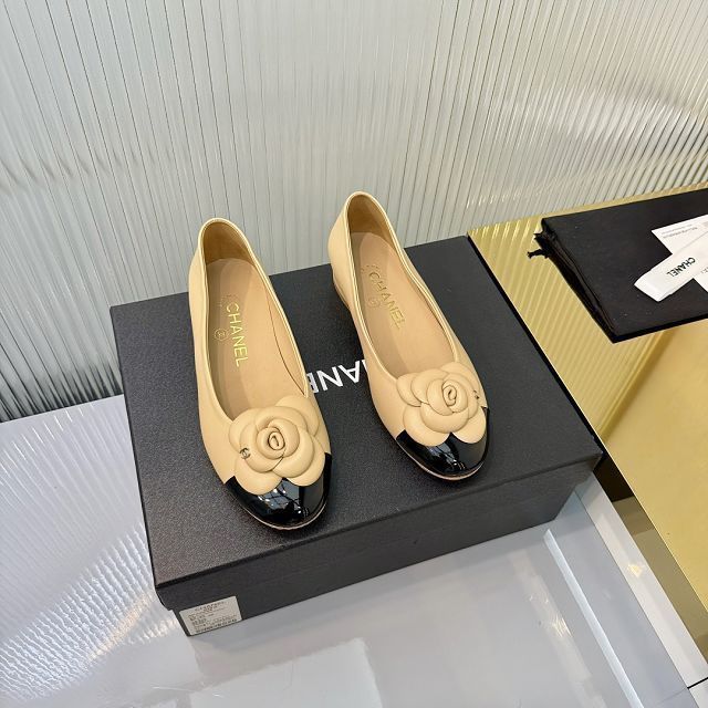 CC original lambskin ballet flats CH00395
