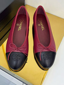 CC original lambskin ballet flats CH00423