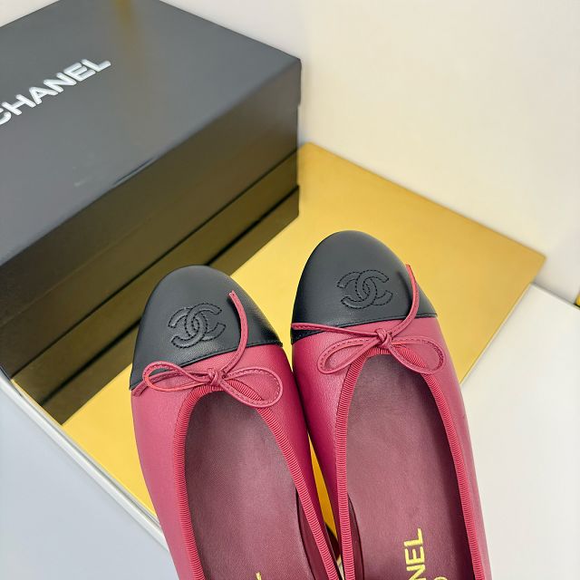 CC original lambskin ballet flats CH00423