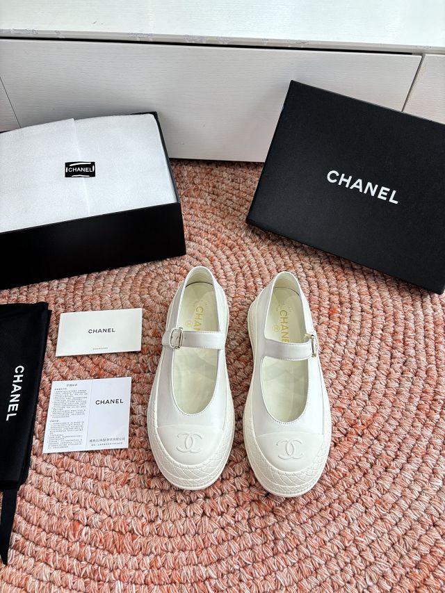 CC original lambskin mary janes CH00406