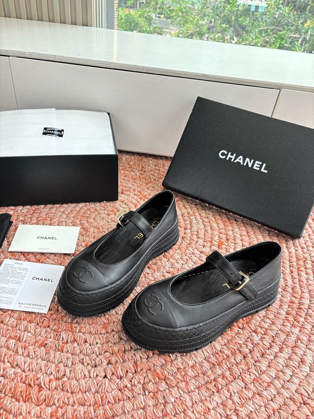 CC original lambskin mary janes CH00406