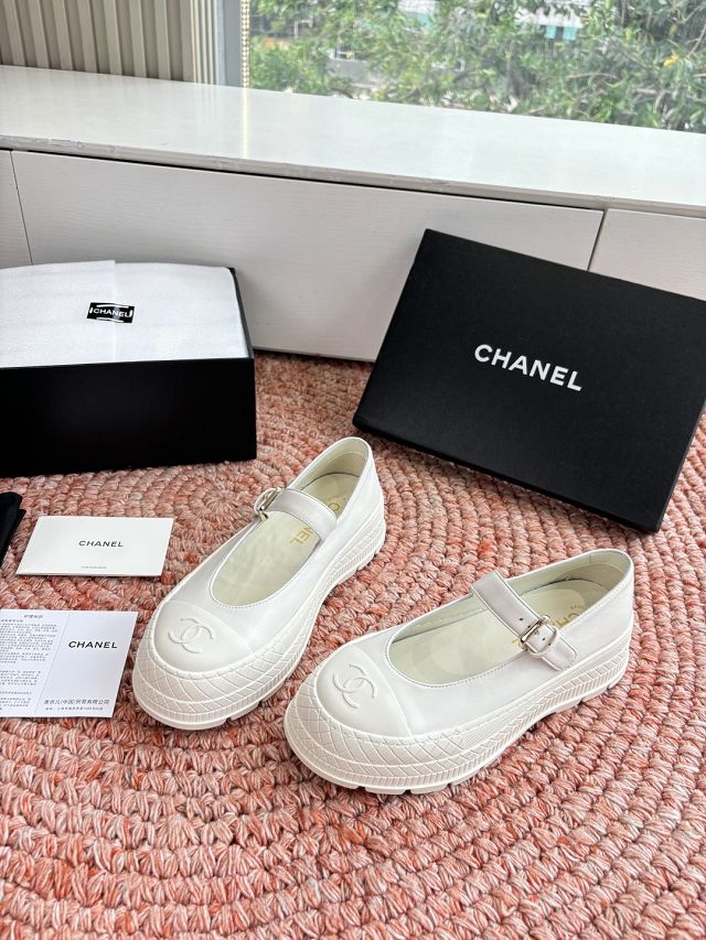 CC original lambskin mary janes CH00406