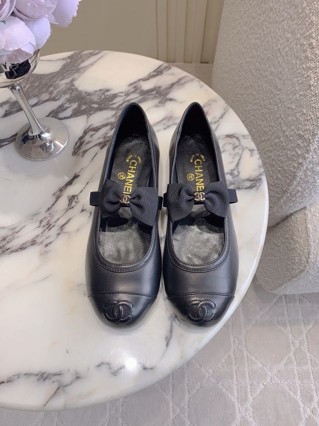 CC original lambskin mary janes CH00407