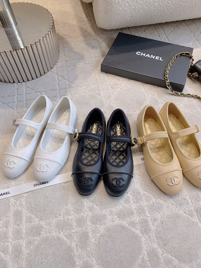 CC original lambskin mary janes CH00409