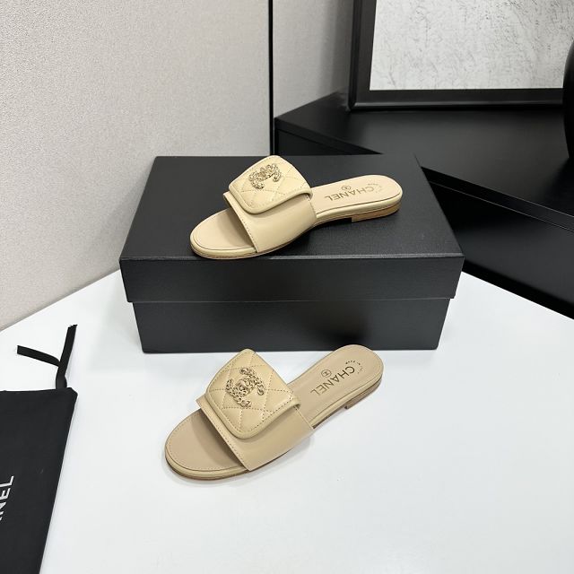 CC original lambskin mules CH00378