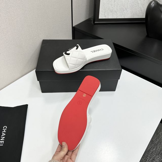 CC original lambskin mules CH00383