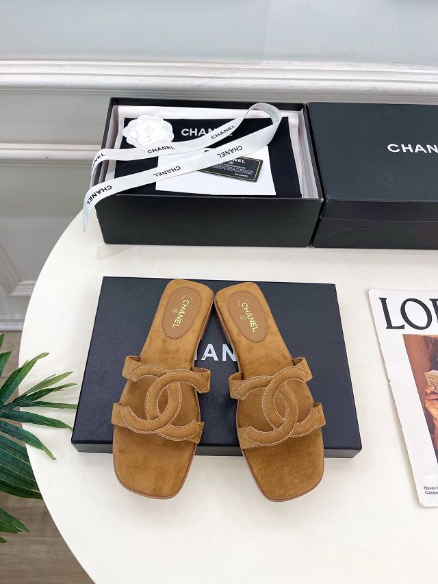 CC original lambskin mules CH00404