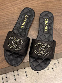 CC original lambskin mules CH00405