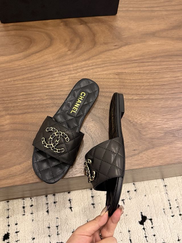 CC original lambskin mules CH00405