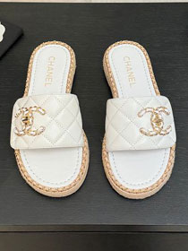 CC original lambskin mules CH00410