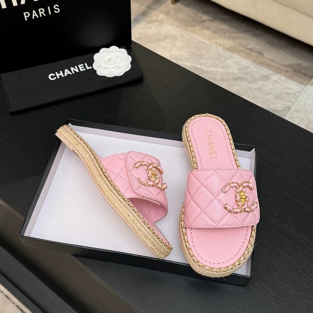 CC original lambskin mules CH00410