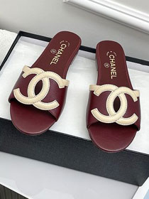 CC original lambskin mules CH00422