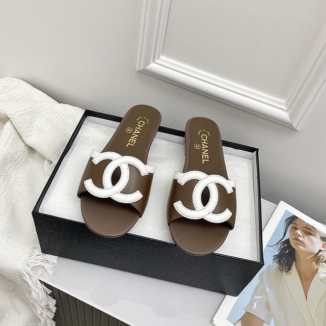 CC original lambskin mules CH00422