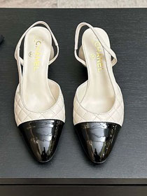 CC original lambskin slingbacks CH00411