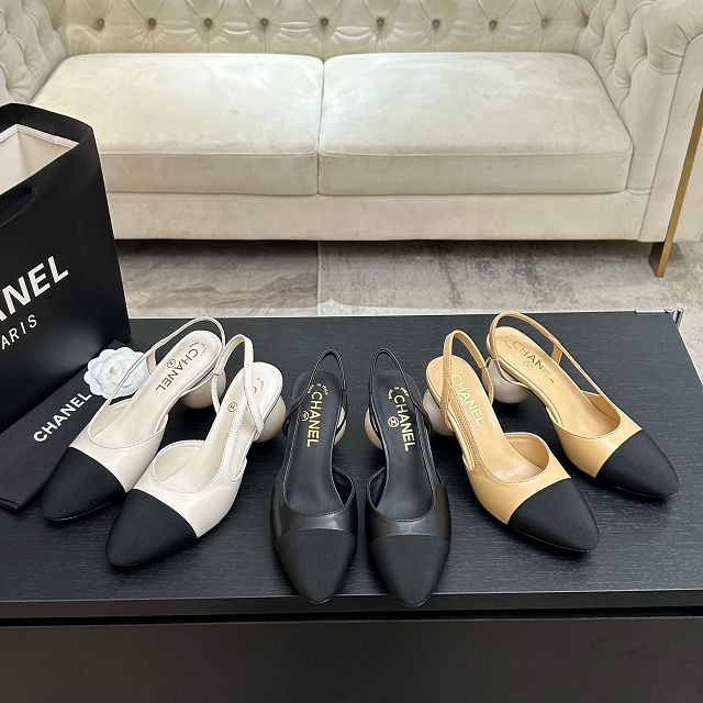 CC original lambskin slingbacks CH00412