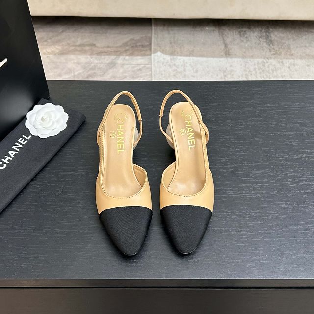 CC original lambskin slingbacks CH00412