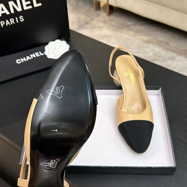 CC original lambskin slingbacks CH00412