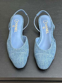 CC original lambskin slingbacks CH00420