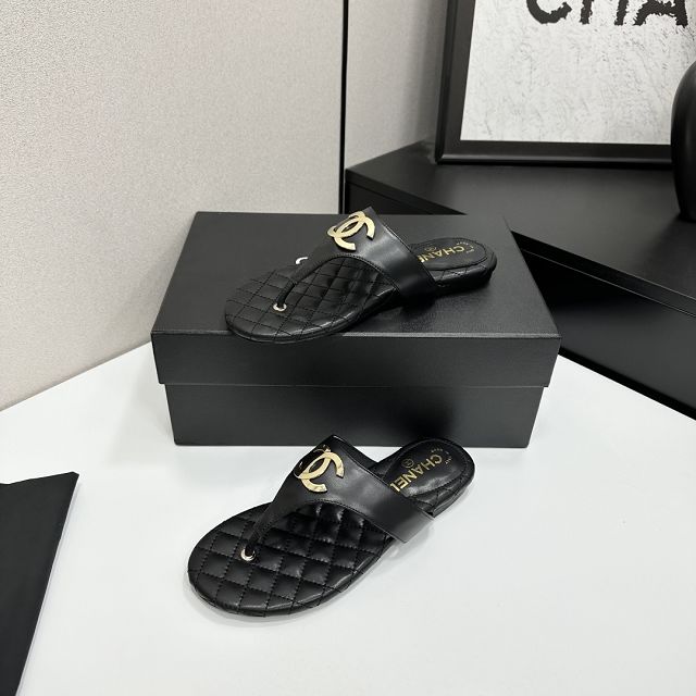 CC original lambskin thongs CH00386