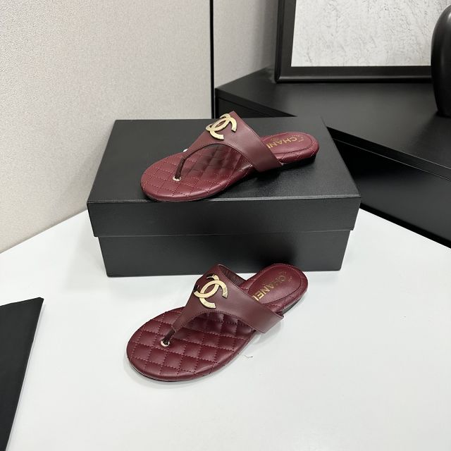 CC original lambskin thongs CH00386