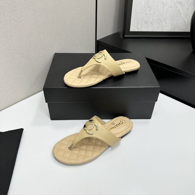 CC original lambskin thongs CH00386