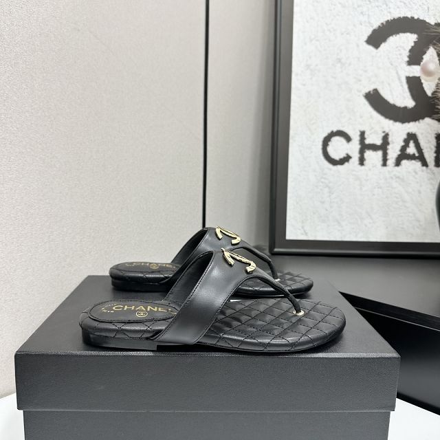 CC original lambskin thongs CH00386