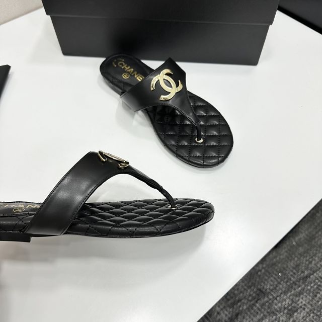 CC original lambskin thongs CH00386