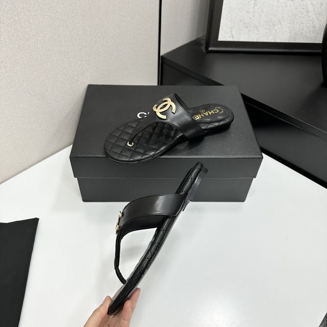 CC original lambskin thongs CH00386