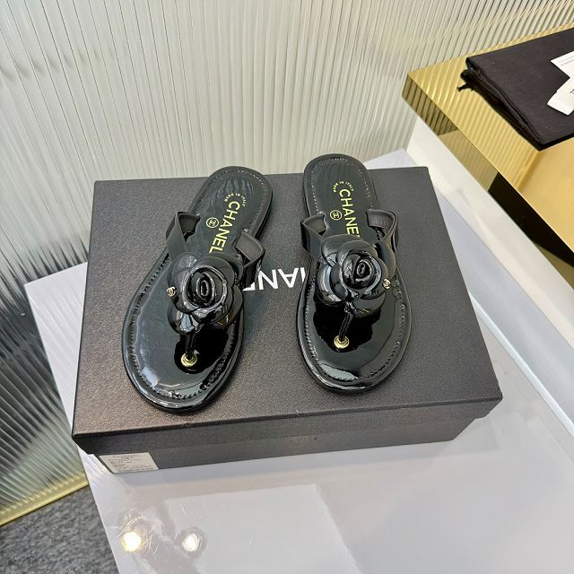 CC original lambskin thongs CH00392