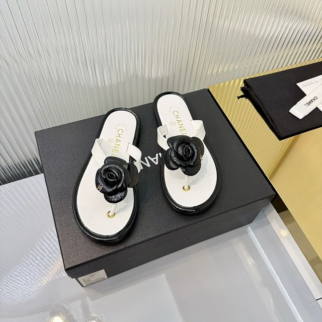 CC original lambskin thongs CH00392