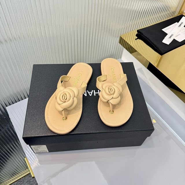 CC original lambskin thongs CH00392